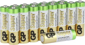 GP Batteries Super tužková batéria typu AA alkalicko-mangánová  1.5 V 16 ks