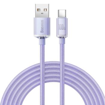 Baseus Data kábel USB - USB-C 100W - 2m - Fialová KP25162