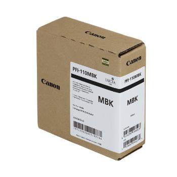 CANON PFI-110 MBK - originálna cartridge, matne čierna, 160ml