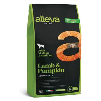 ALLEVA Natural Adult Medium/Maxi Lamb&Pumpkin granule pre psov 2 kg