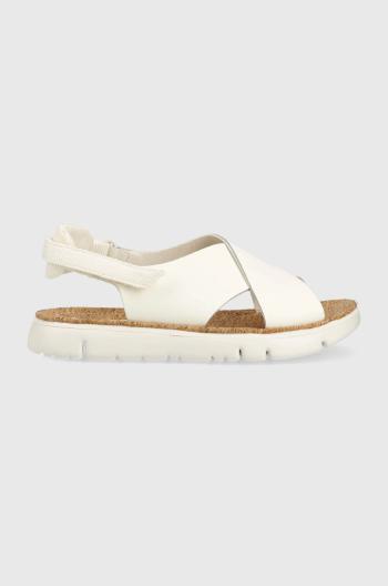 Kožené sandále Camper Oruga Sandal dámske, biela farba, K200157.046