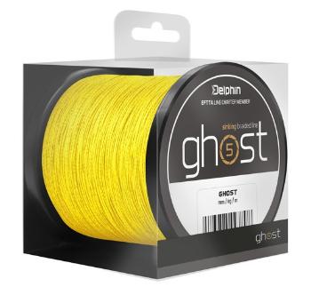 Delphin splietaná šnúra ghost 4 + 1 žltá - 0,33 mm - 40 lb - 200 m