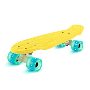 Fun pro Mini Cruiser Skateboard Trickboard PP Board 100kg LED kolieska PU Tvrdosť: 88A