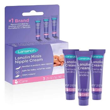 Lansinoh HPA lanolin minis krém na bradavky 3 x 7ml 3 x 7 ml