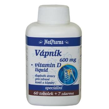 MEDPHARMA Vápnik 600 mg + vitamín D3 67 kapsúl