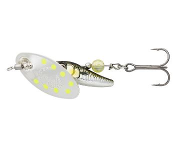 Savage gear rotačka sticklebait spinner green silver ayu - 3 9,1 g