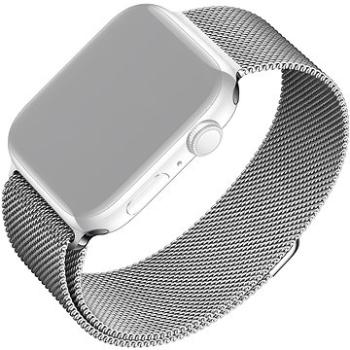 FIXED Mesh Strap pre Apple Watch 42/44/45/Ultra 49mm strieborný (FIXMEST-434-SL)
