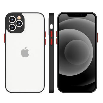 IZMAEL Apple iPhone 12 Pro Max Silikónové flexibilné puzdro Milky Case  KP11774 čierna