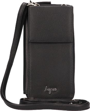 Lagen Dámska kožená crossbody kabelka BLC/5699 BLACK