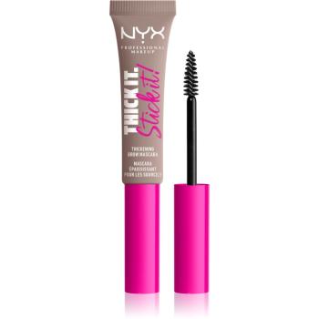 NYX Professional Makeup Thick it Stick It Brow Mascara riasenka na obočie odtieň 02 Cool Blonde 7 ml