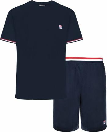 Fila FPS1135 Jersey Stretch T-Shirt / French Terry Pant Navy XL