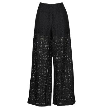 Desigual  PANT_NEWCASTLE  Padavé nohavice Čierna