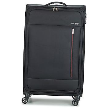 American Tourister  Pružné cestovné kufre HEAT WAVE 80CM  Čierna