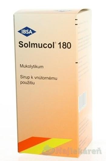 Solmucol sirup na vykašliavanie 180 ml