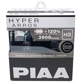 PIAA Hyper Arros 3900K H3 + 120 % zvýšený jas, 2 ks (HE-901)