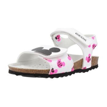 Geox  B SANDAL CHALKI GIRL  Sandále Biela