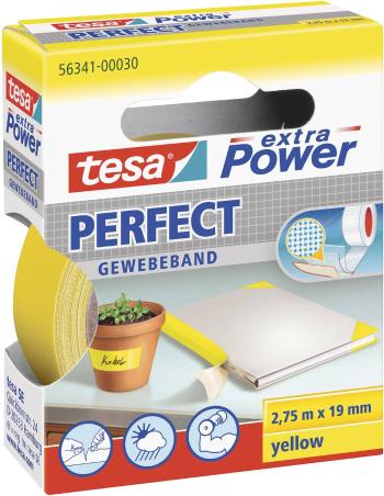 tesa PERFECT 56341-00030-03 páska so skleným vláknom tesa® Extra Power žltá (d x š) 2.75 m x 19 mm 1 ks