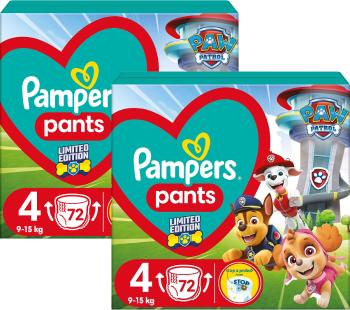 Pampers Active Baby Pants Paw Patrol Plienky nohavičkové vel. 4, 2 x 72 ks