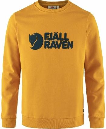 Fjällräven Logo Sweater M Mustard Yellow XS Outdoorová mikina