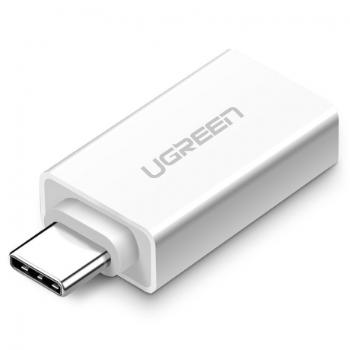 Ugreen OTG adaptér USB 3.0 / USB-C F/M, biely (30155)