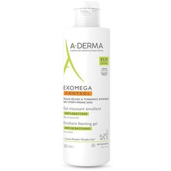 A-DERMA Exomega Control Zvláčňujúci penivý gél na suchú kožu so sklonom k atopii 500 ml (3282770143744)