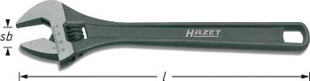 Hazet  279-10 prestaviteľný kľúč  28 mm  DIN ISO 6787