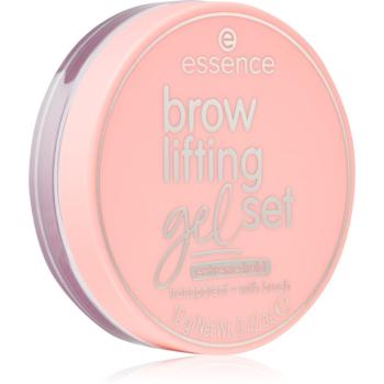 essence Brow Lifting Gel Set fixačný gél na obočie s kefkou 12 g