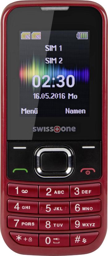 swisstone SC 230 mobilný telefón Dual SIM červená