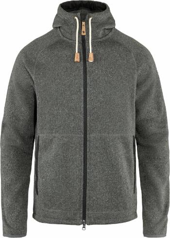 Fjällräven Outdoorová mikina Övik Fleece Hoodie M Dark Grey XL