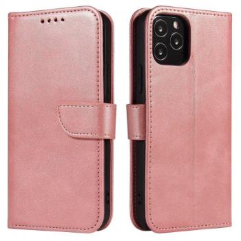 MG Magnet knižkové kožené puzdro na Samsung Galaxy A72 4G, ružové