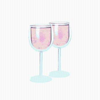 Termo poháre na víno, set 2 ks, 180 ml, HOTCOLDER TYP 31