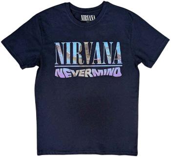 Nirvana Tričko Nevermind Navy M