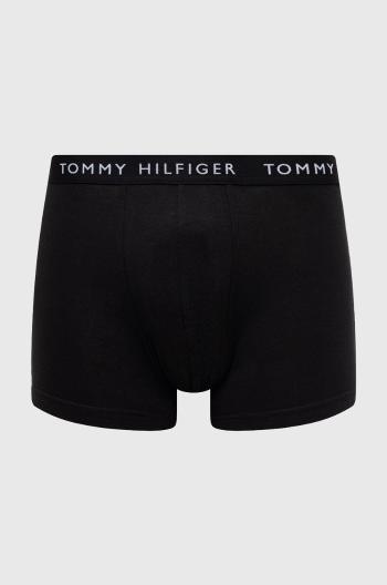 Boxerky Tommy Hilfiger (3-pak) pánske, čierna farba, UM0UM02204