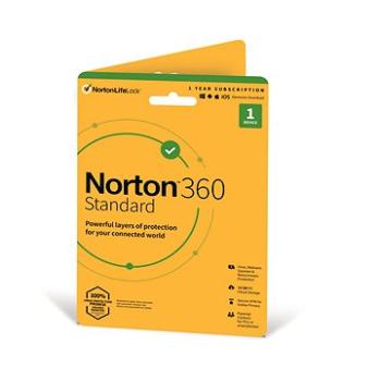 Norton 360 Standard 10GB, 1 používateľ, 1 zariadenie, 12 mesiacov (elektronická licencia) (21405801) + ZDARMA Inštalácia na diaľku Alza služby - online instalace