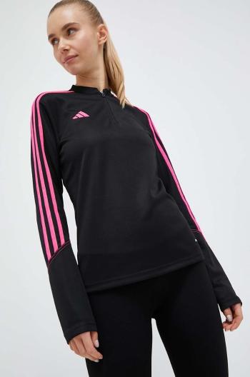 Tréningová mikina adidas Performance Tiro 23 čierna farba, s nášivkou