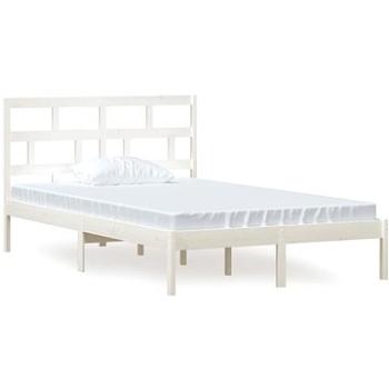 Rám postele biely masívna borovica 120 × 200 cm, 3101214