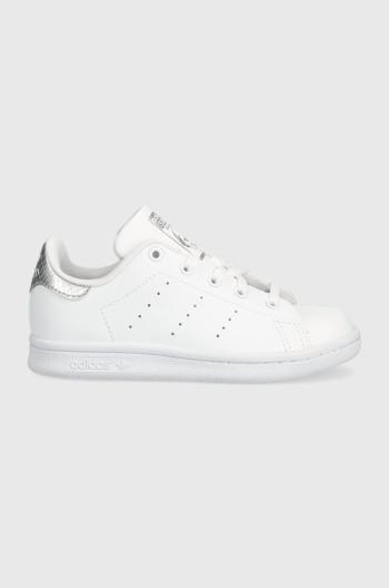 Detské tenisky adidas Originals STAN SMITH C biela farba