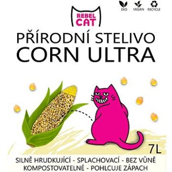 Rebel Cat prírodné stelivo hrudkujúce Corn Ultra 7 l (8595593308487)