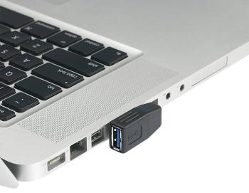 renkforce USB 3.0 adaptér Zástrčka do zásuvky A s uhlom 90 ° vľavo