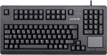 CHERRY Touchboard G80-11900 USB klávesnica nemecká, QWERTZ, Windows® čierna integrovaný touchpad, tlačidlá myši, 19" apl