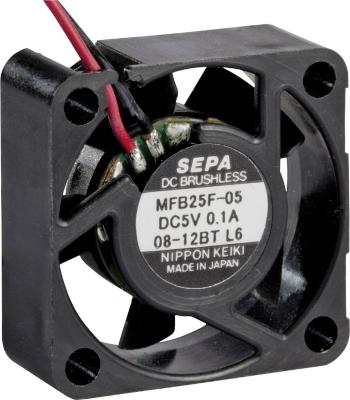 SEPA MFB25F05 axiálny ventilátor 5 V/DC 4.2 m³/h (d x š x v) 25 x 25 x 10 mm