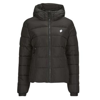 Superdry  HOODED SPIRIT SPORTS PUFFER  Bundy Čierna