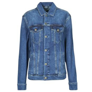 Pepe jeans  BOYFRIEND JACKET  Džínsové bundy Modrá