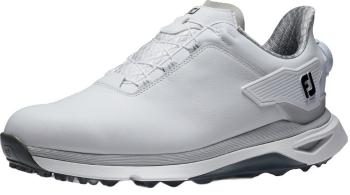 Footjoy PRO SLX White/Grey/Grey Boa 46 Pánske golfové topánky