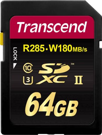 Transcend Premium 700S SDXC karta 64 GB Class 10, UHS-II, UHS-Class 3, v90 Video Speed Class
