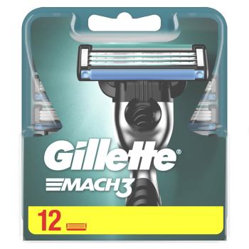 Gillette Mach3 Náhradné hlavice 12 ks