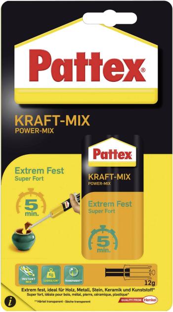 Pattex KRAFT-MIX Extrem Fest dvojzložkové lepidlo PK6FS 12 g