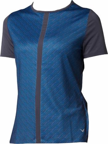 Callaway Womens Mitered Reflection Stripe Top Odyssey Grey M