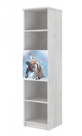 Detský úložný regál Ľadové kráľovstvo - dekor nórska borovica bookshelf rack Frozen