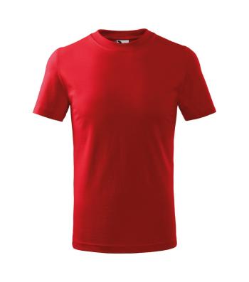 MALFINI Detské tričko Basic - Červená | 110 cm (4 roky)